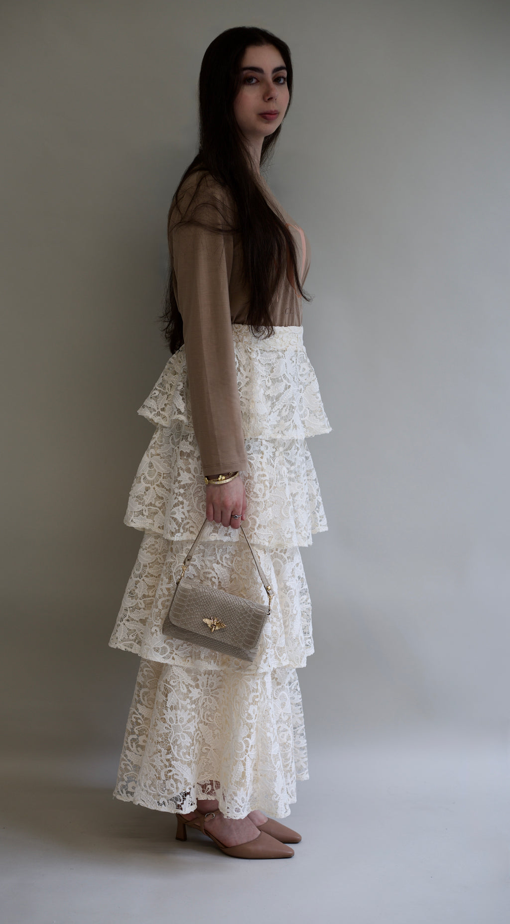 Abtissam Lace Skirt