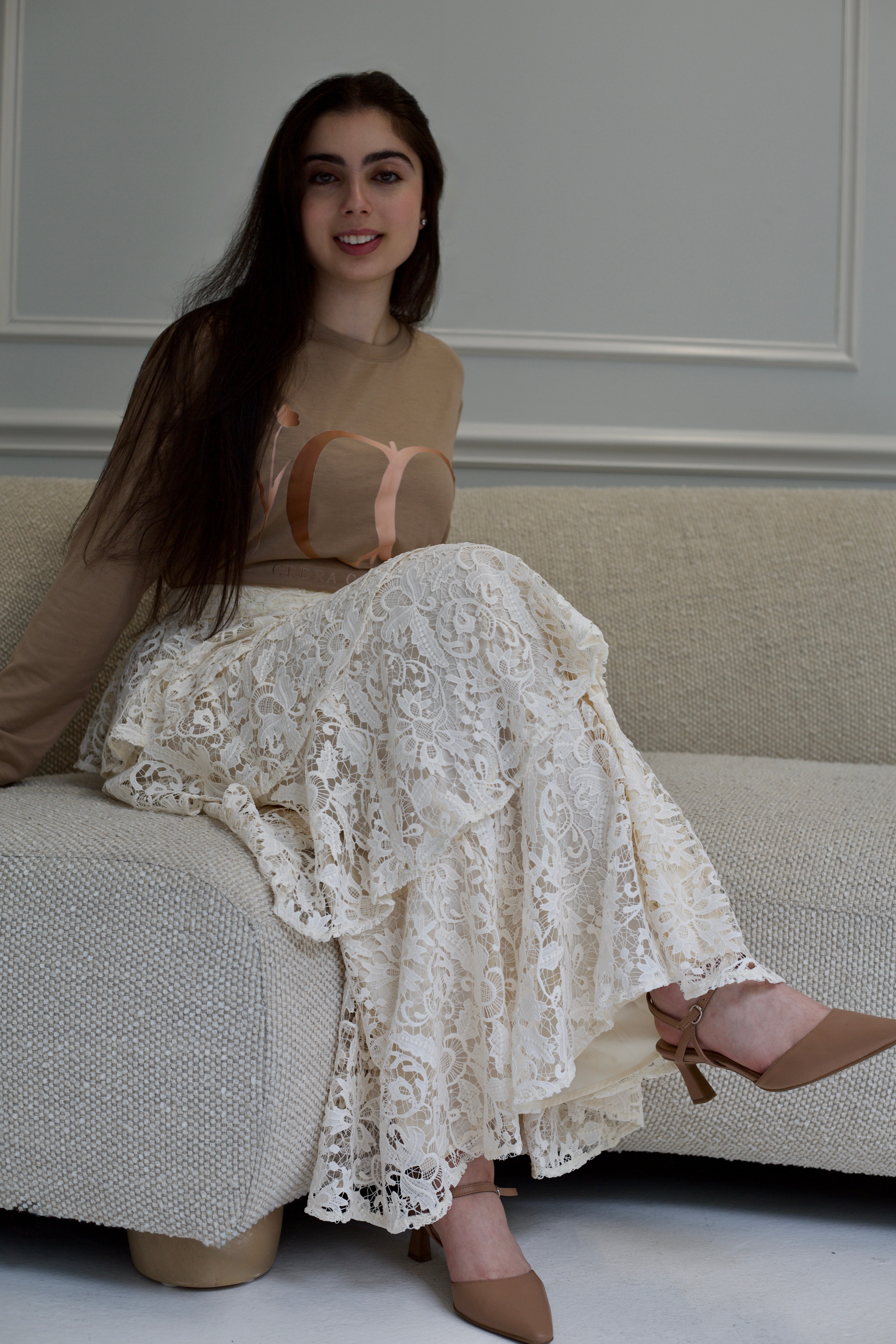 Abtissam Lace Skirt